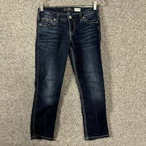 Silver Jeans Women's Size 29 Dark Wash Frances Capri Jeans